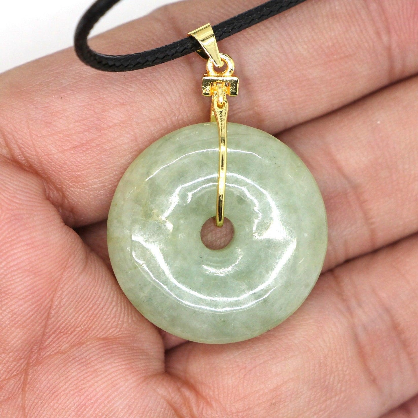 Type A Jadeite Jade Pendants Disc Series - Jade-collector.com