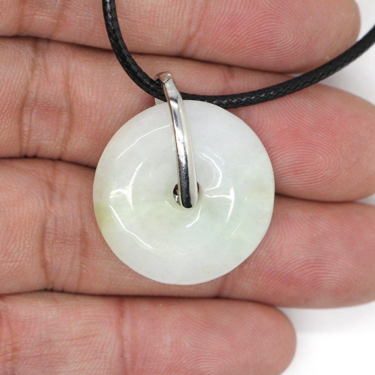 Type A Jadeite Jade Pendants Disc Series - Jade-collector.com