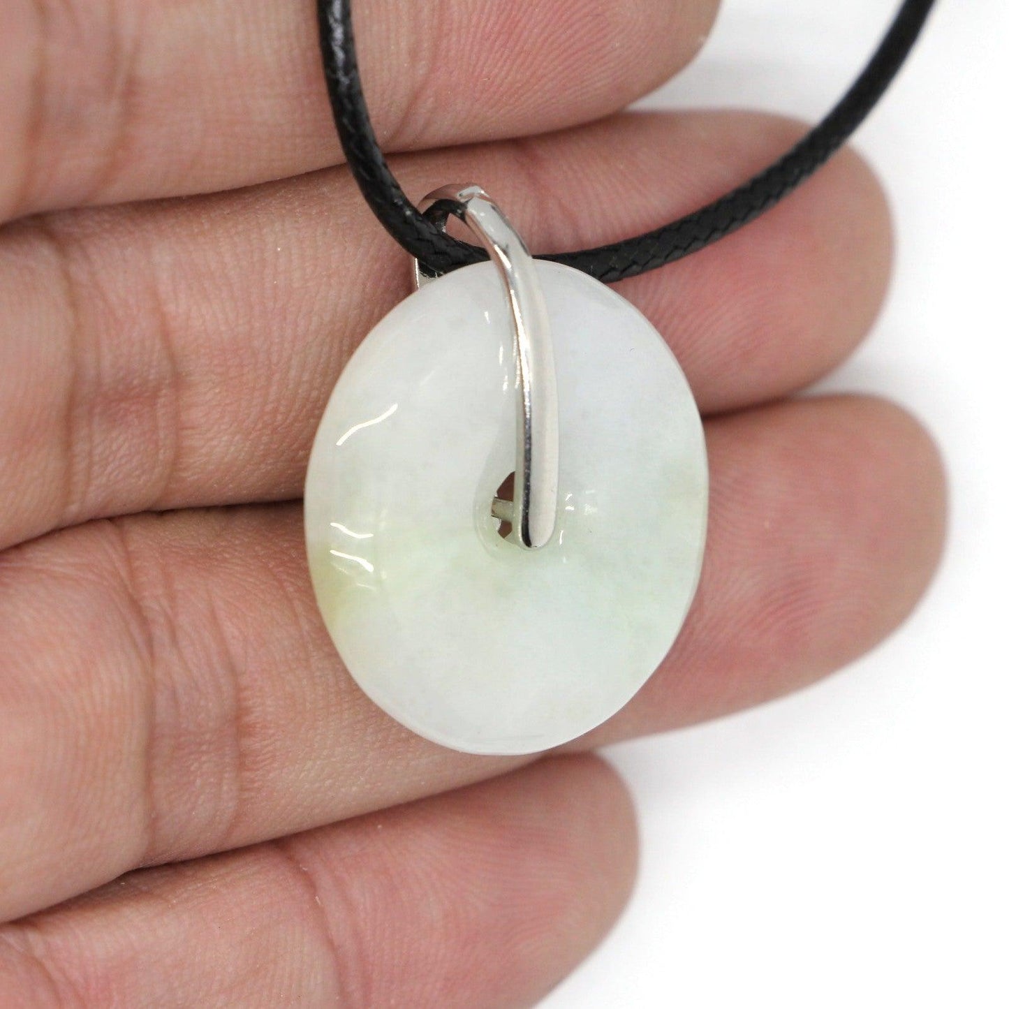 Type A Jadeite Jade Pendants Disc Series - Jade-collector.com