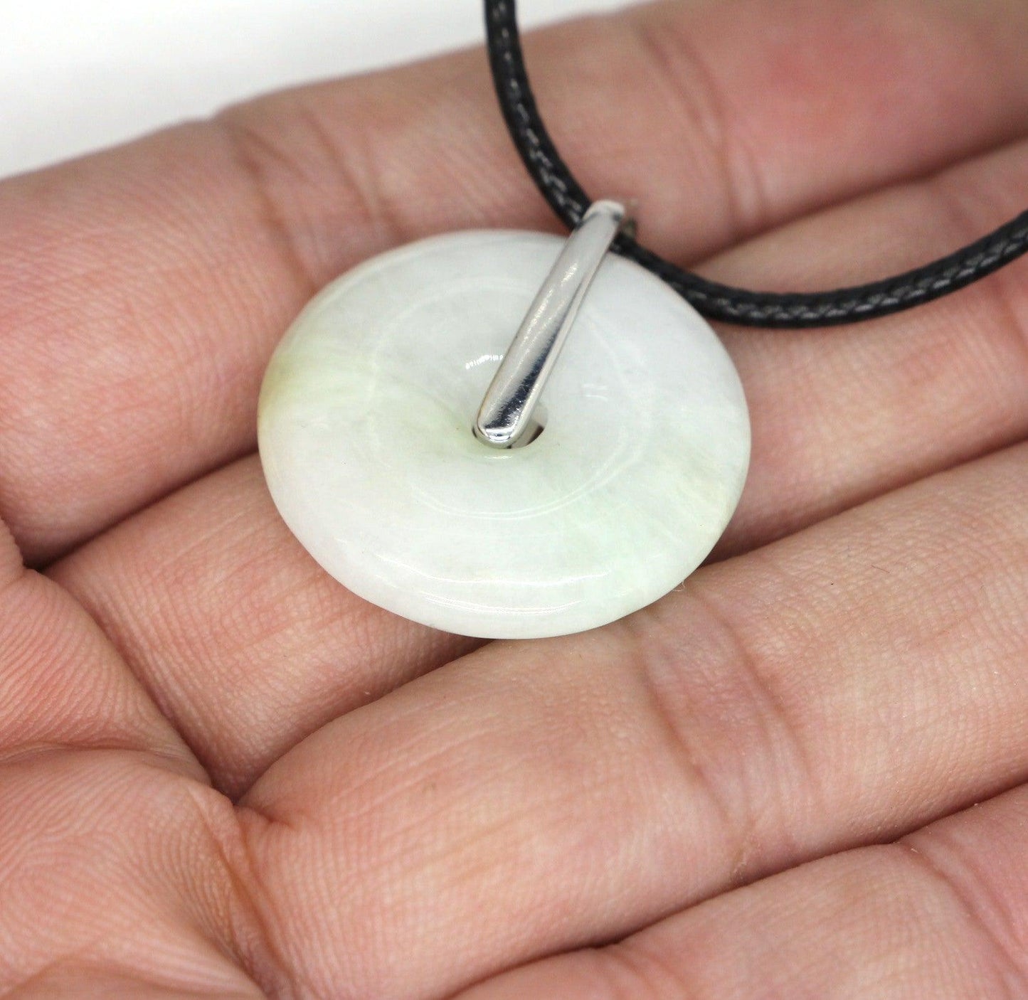 Type A Jadeite Jade Pendants Disc Series - Jade-collector.com