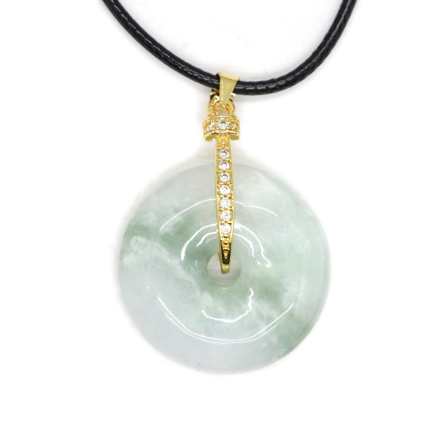 Type A Jadeite Jade Pendants Disc Series - Jade-collector.com