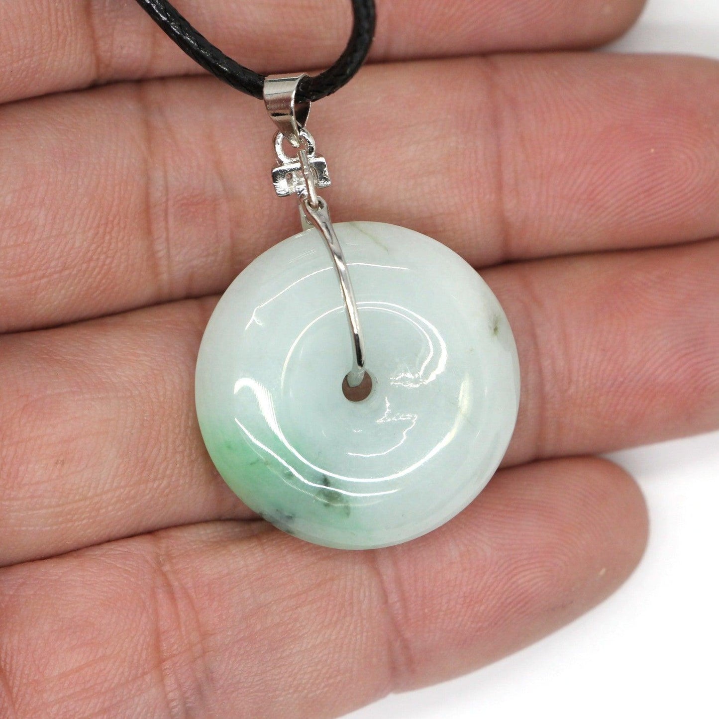 Type A Jadeite Jade Pendants Disc Series - Jade-collector.com