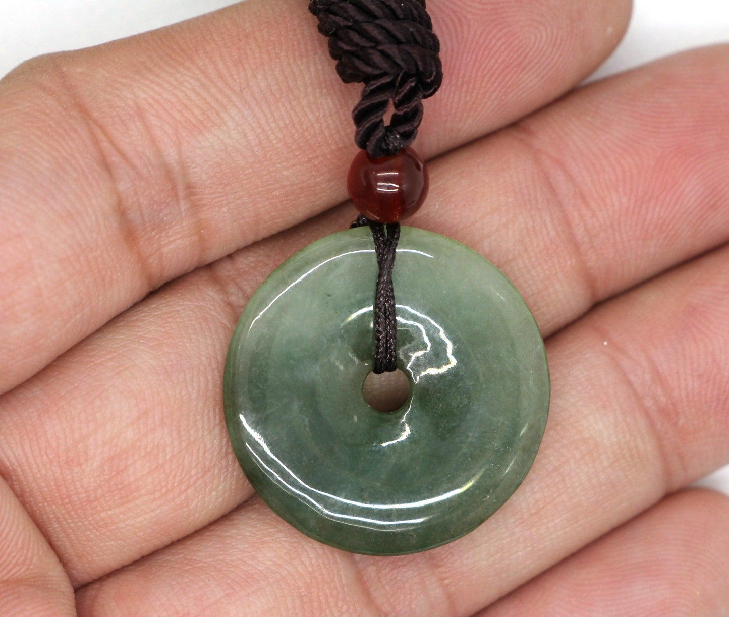 Type A Jadeite Jade Pendants Disc Series - Jade-collector.com
