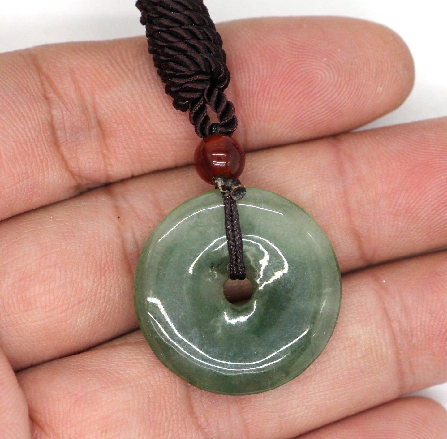 Type A Jadeite Jade Pendants Disc Series - Jade-collector.com