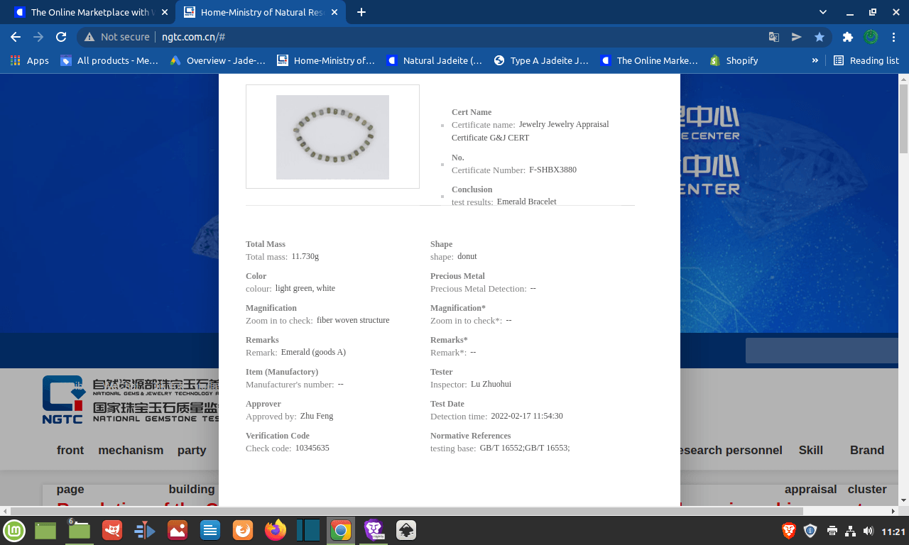 Type A Jadeite Jade Bracelet p2005s / - Jade-collector.com