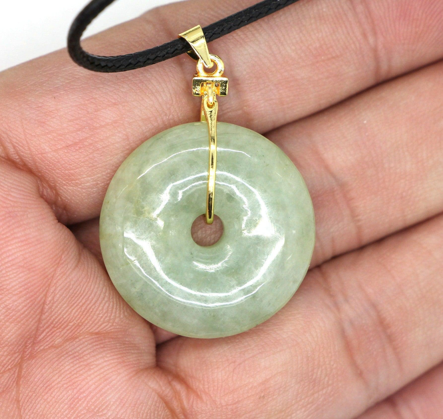 Type A Jadeite Jade Pendants Disc Series - Jade-collector.com