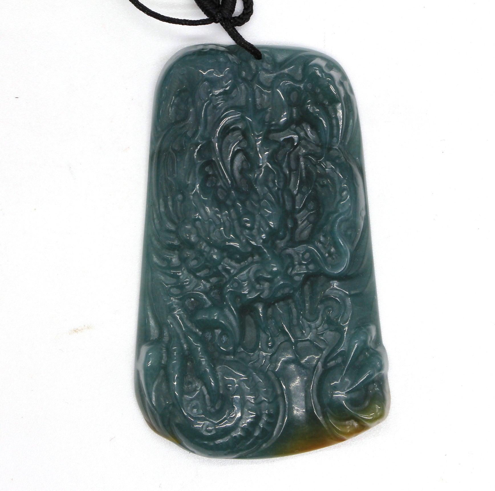 Type A Jadeite Jade Pendants Dragon Series pe10122 - Jade-collector.com