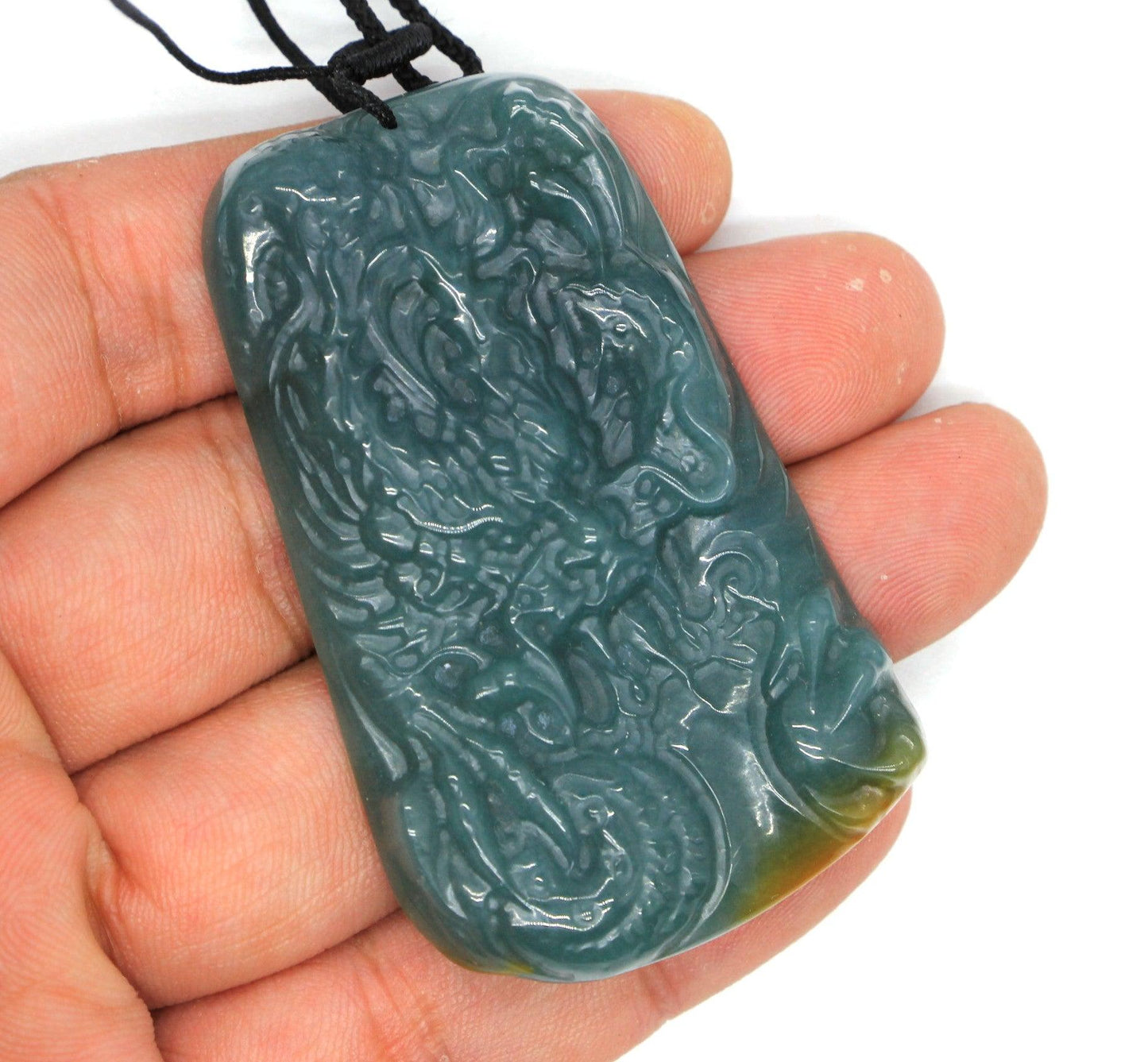 Type A Jadeite Jade Pendants Dragon Series pe10122 - Jade-collector.com