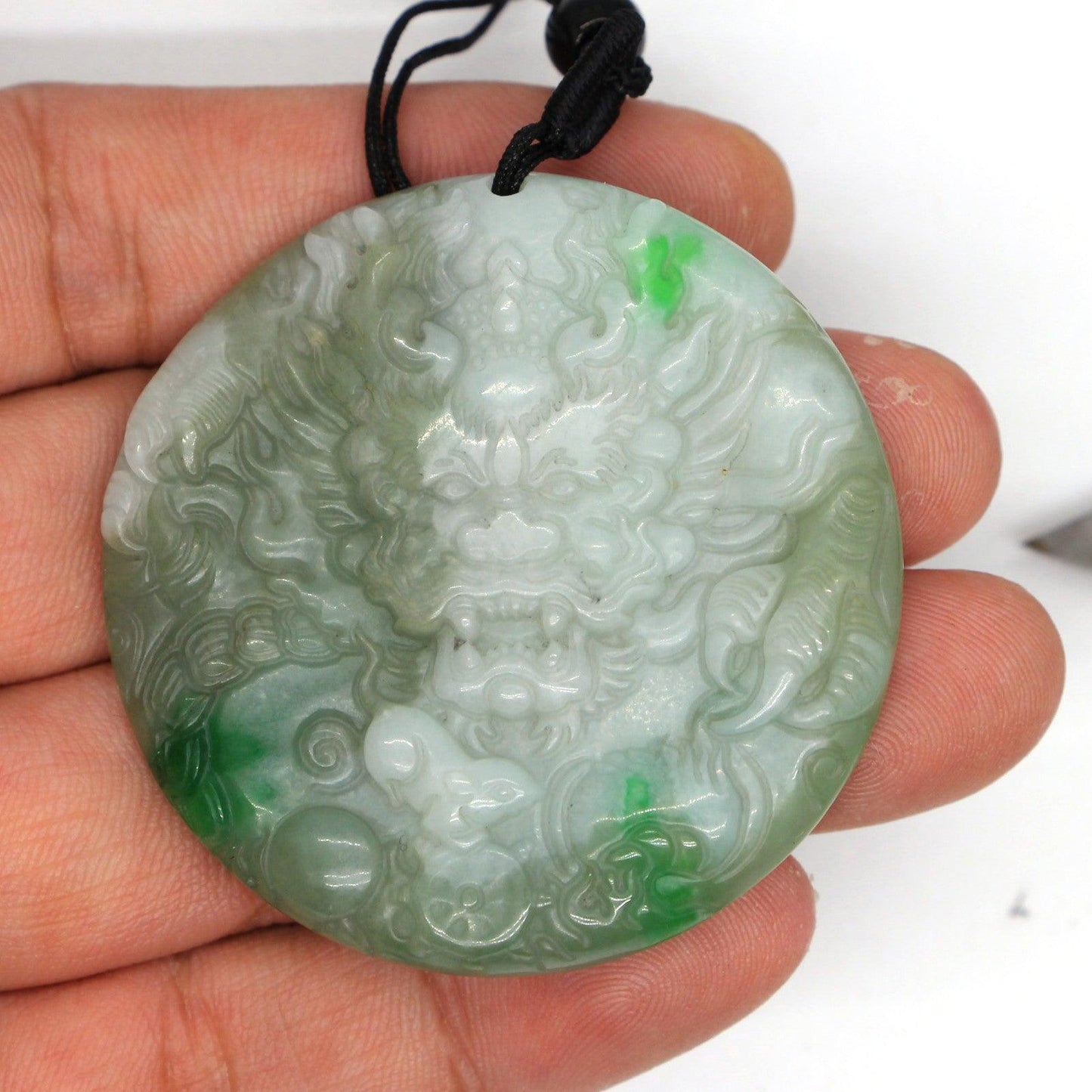 Type A Jadeite Jade Pendants Dragon Series 366s /