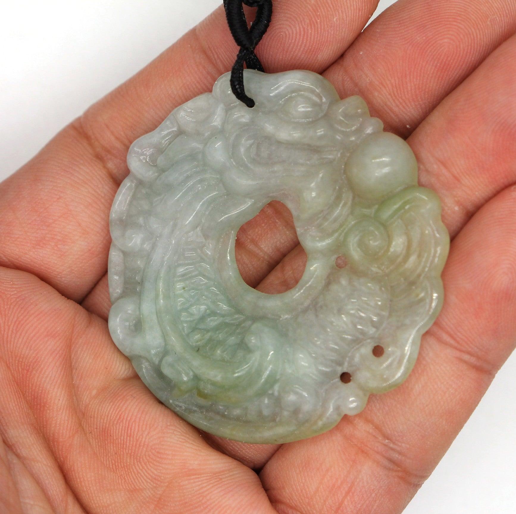 Type A Jadeite Jade Pendants Dragon Series pe10109 - Jade-collector.com