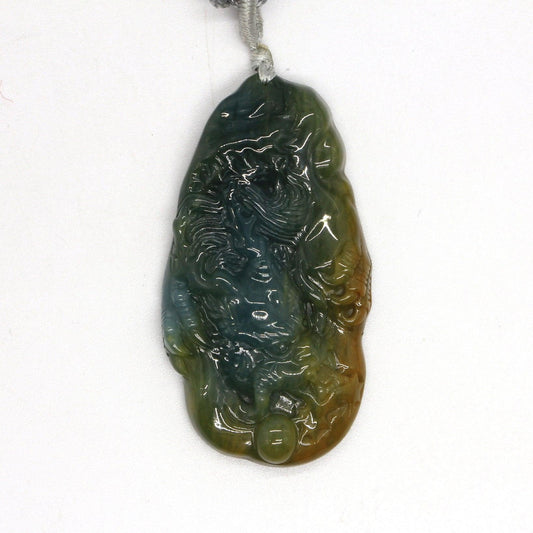 Type A Jadeite Jade Pendants Dragon Series pe10128 - Jade-collector.com