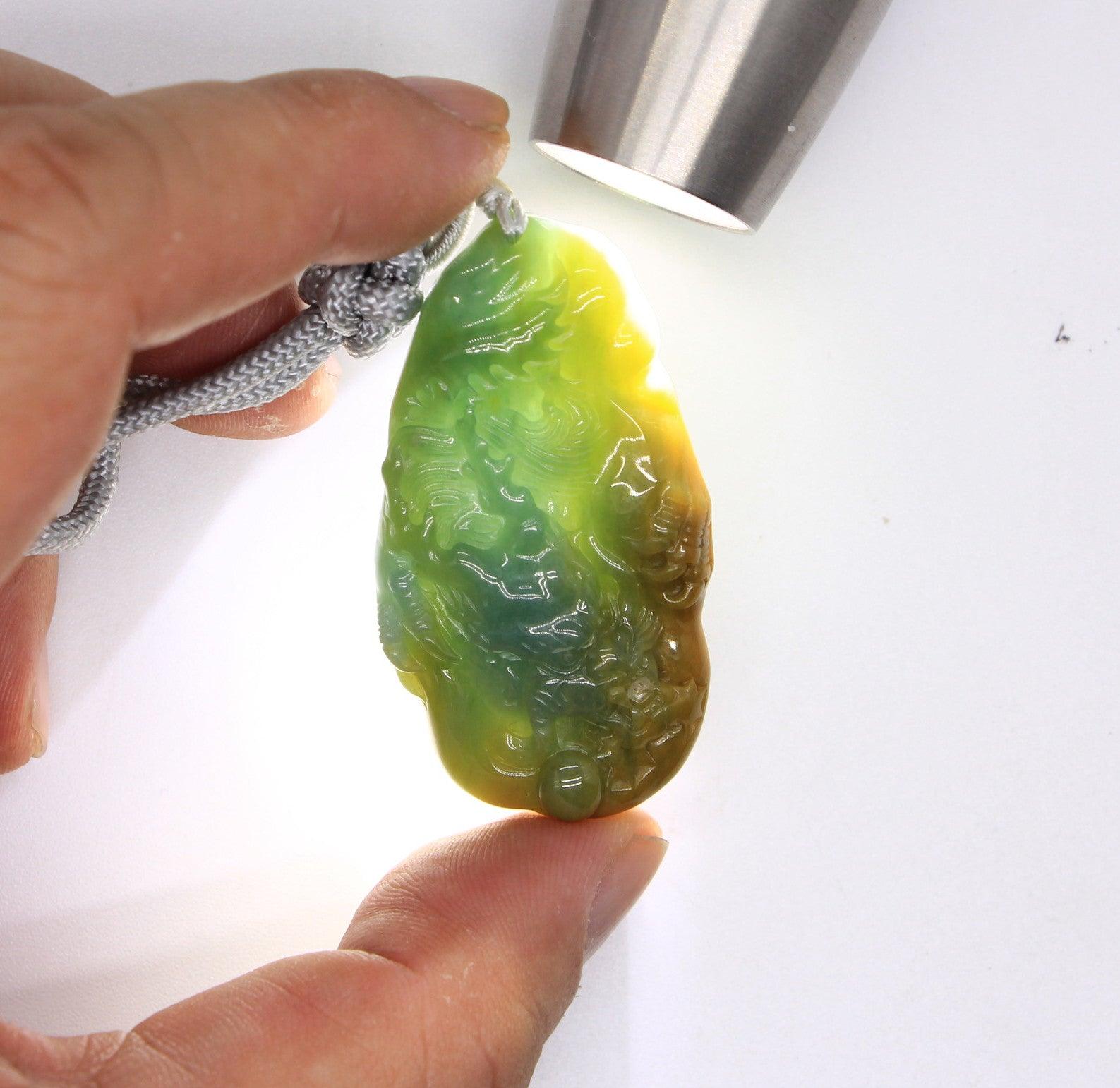 Type A Jadeite Jade Pendants Dragon Series pe10128 - Jade-collector.com