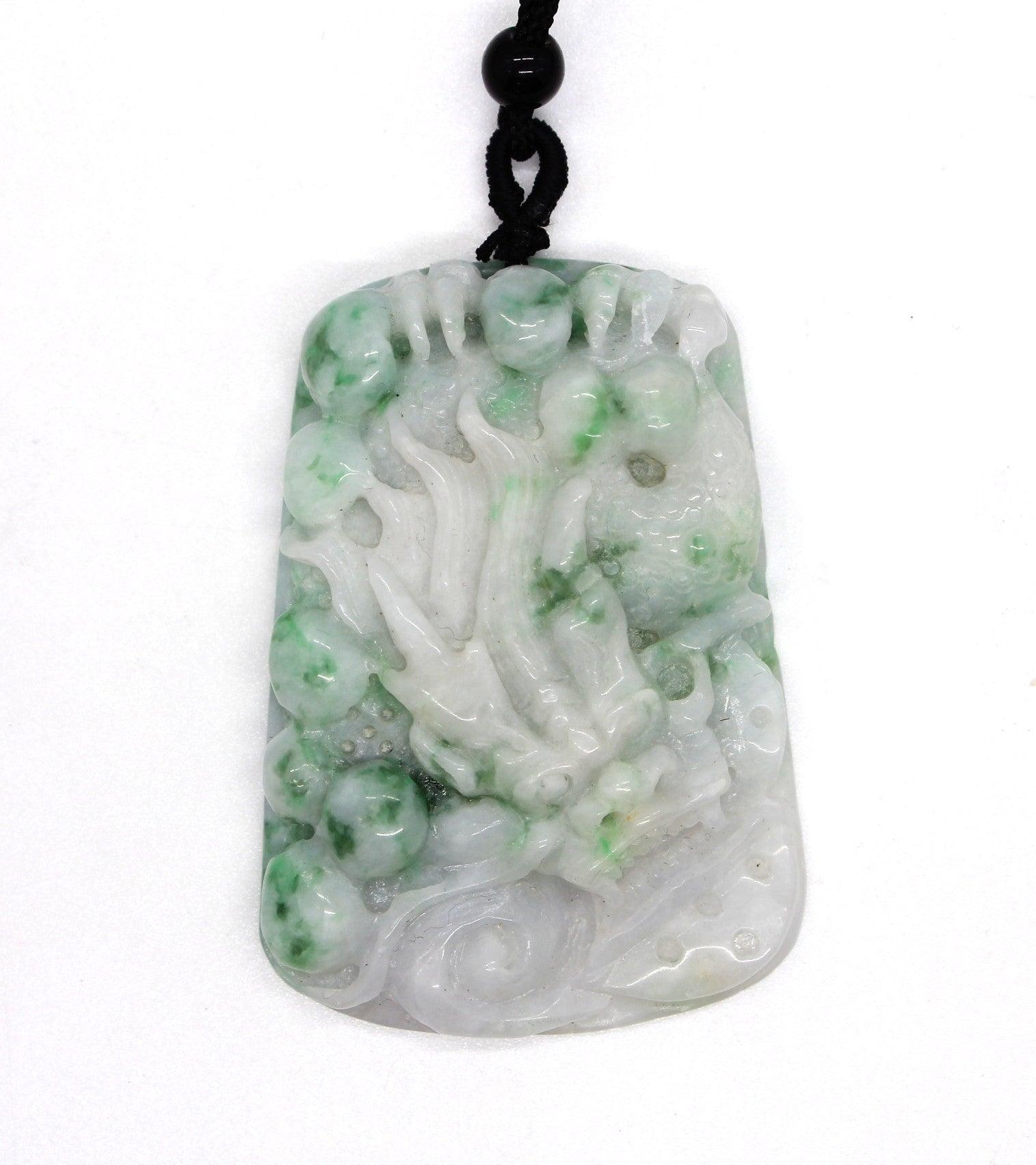 Type A Jadeite Jade Pendants Dragon Series pe10007 - Jade-collector.com