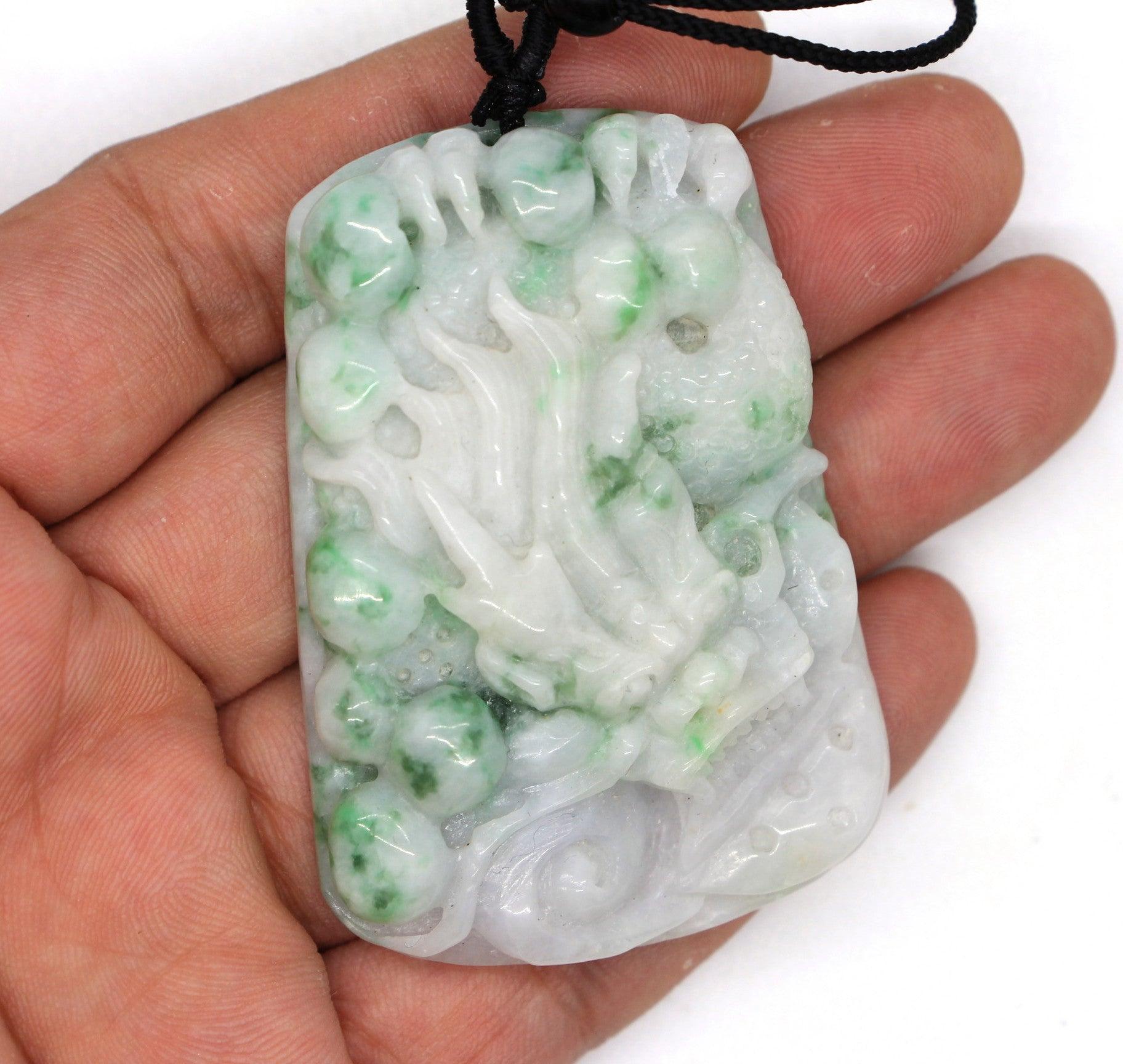 Type A Jadeite Jade Pendants Dragon Series pe10007 - Jade-collector.com