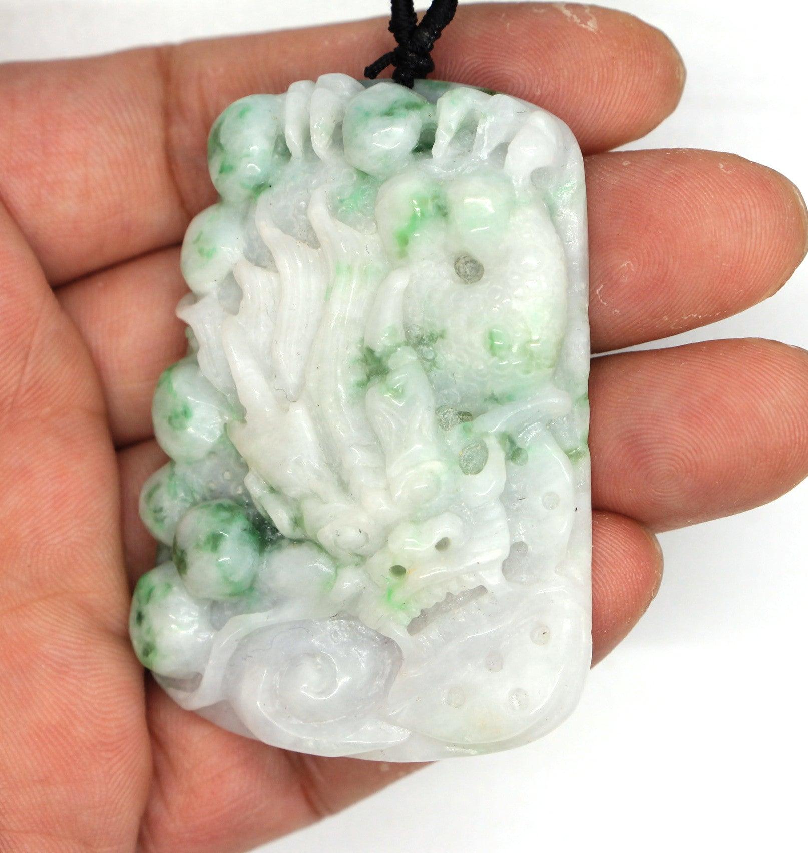 Type A Jadeite Jade Pendants Dragon Series pe10007 - Jade-collector.com