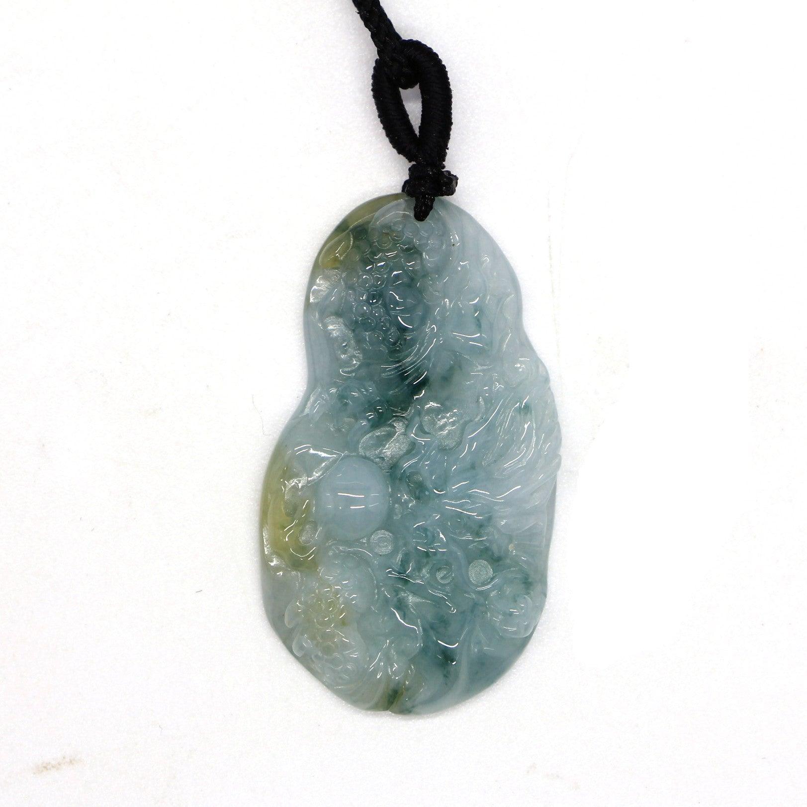 Type A Jadeite Jade Pendants Dragon Series pe10021 - Jade-collector.com