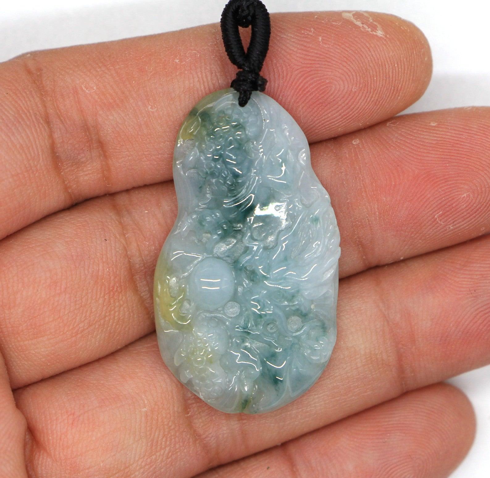 Type A Jadeite Jade Pendants Dragon Series pe10021 - Jade-collector.com