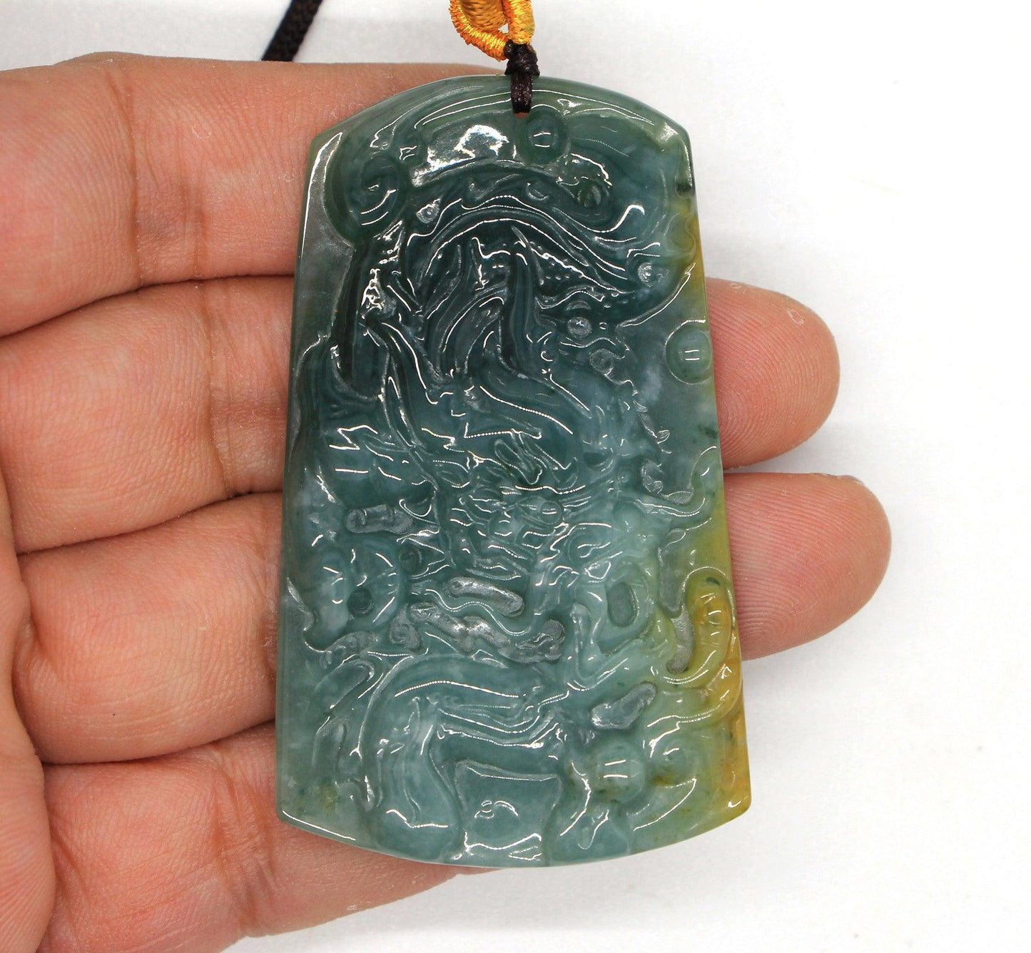 Type A Jadeite Jade Pendants Dragon Series pe10024 - Jade-collector.com