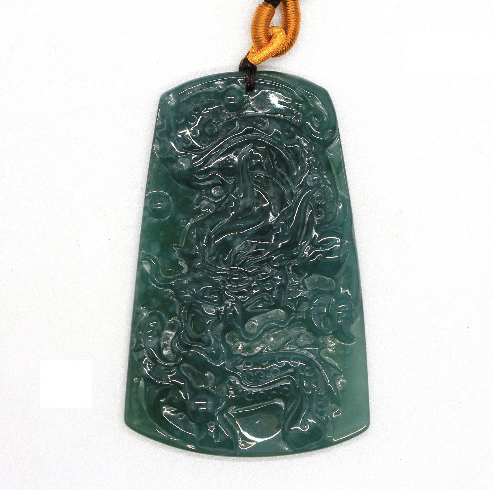 Type A Jadeite Jade Pendants Dragon Series pe10023 - Jade-collector.com