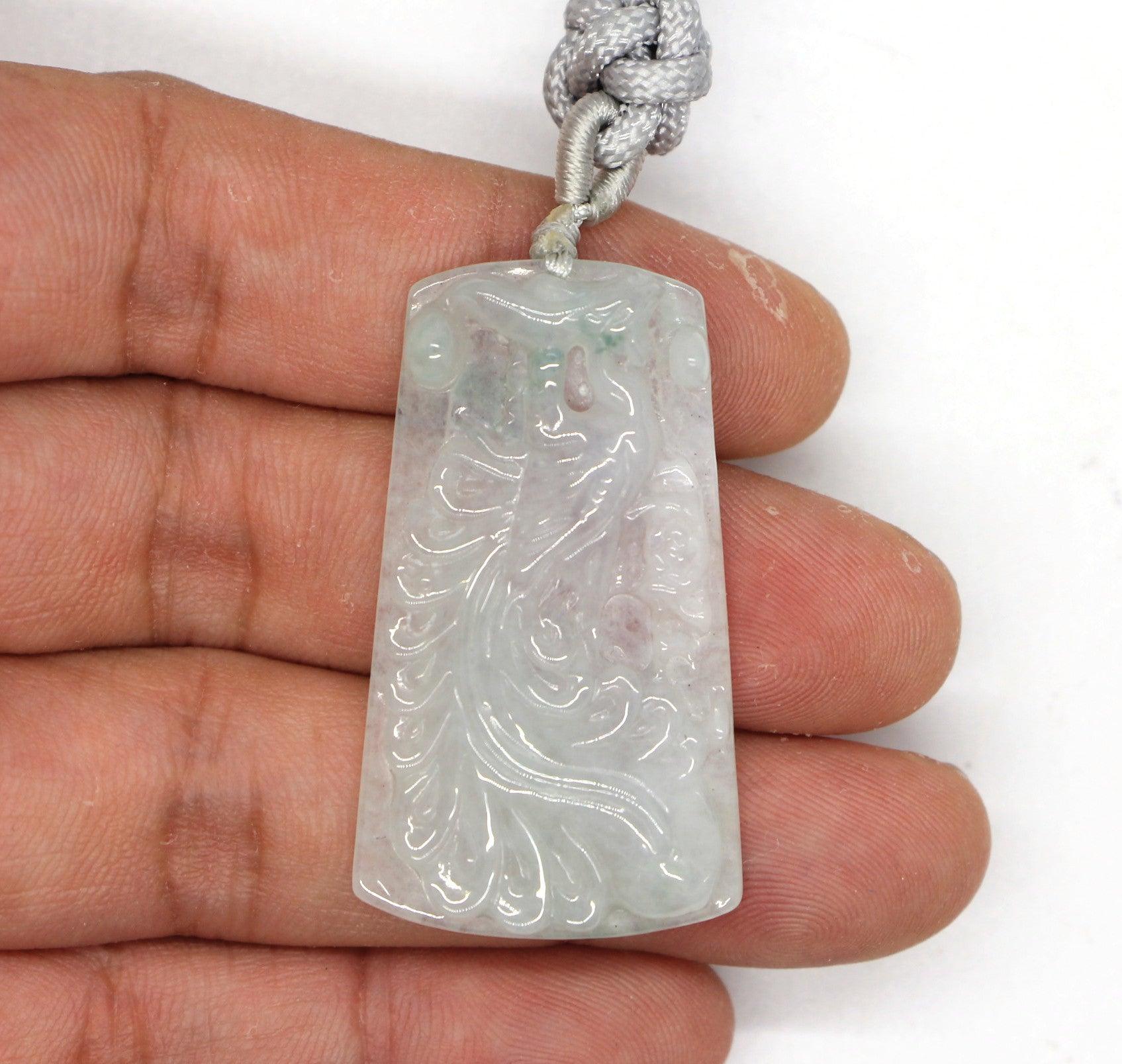 Type A Jadeite Jade Pendants Phoneix Series pe10026 - Jade-collector.com