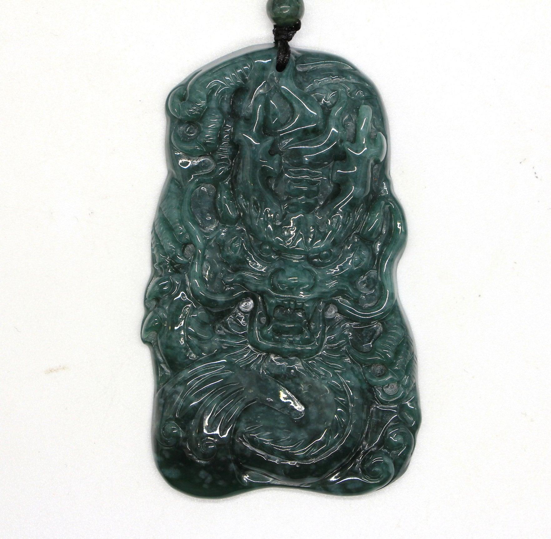 Type A Jadeite Jade Pendants Dragon Series pe10028 - Jade-collector.com