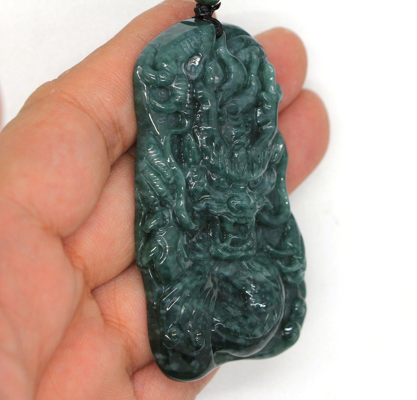 Type A Jadeite Jade Pendants Dragon Series pe10028 - Jade-collector.com