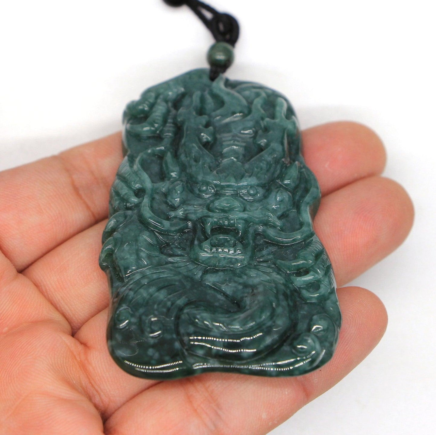 Type A Jadeite Jade Pendants Dragon Series pe10028 - Jade-collector.com