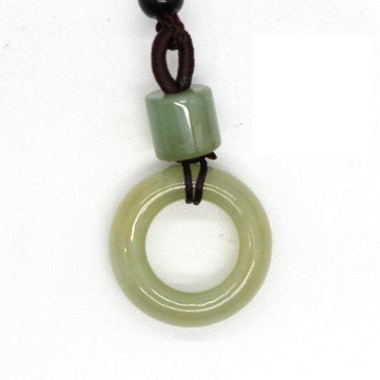 Type A Jadeite Jade Pendants Donut Series PE10055