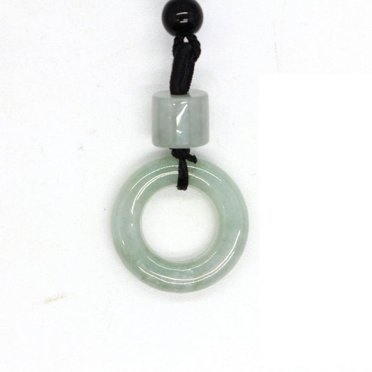 Type A Jadeite Jade Pendants Donut Series PE10052 - Jade-collector.com