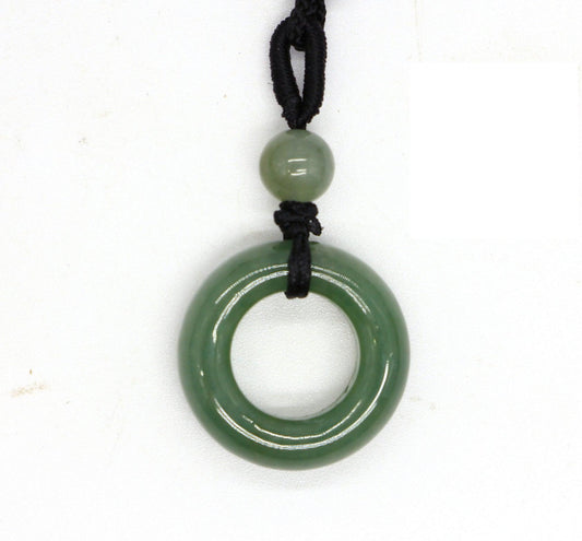 Type A Jadeite Jade Pendants Donut Series PE10020 - Jade-collector.com