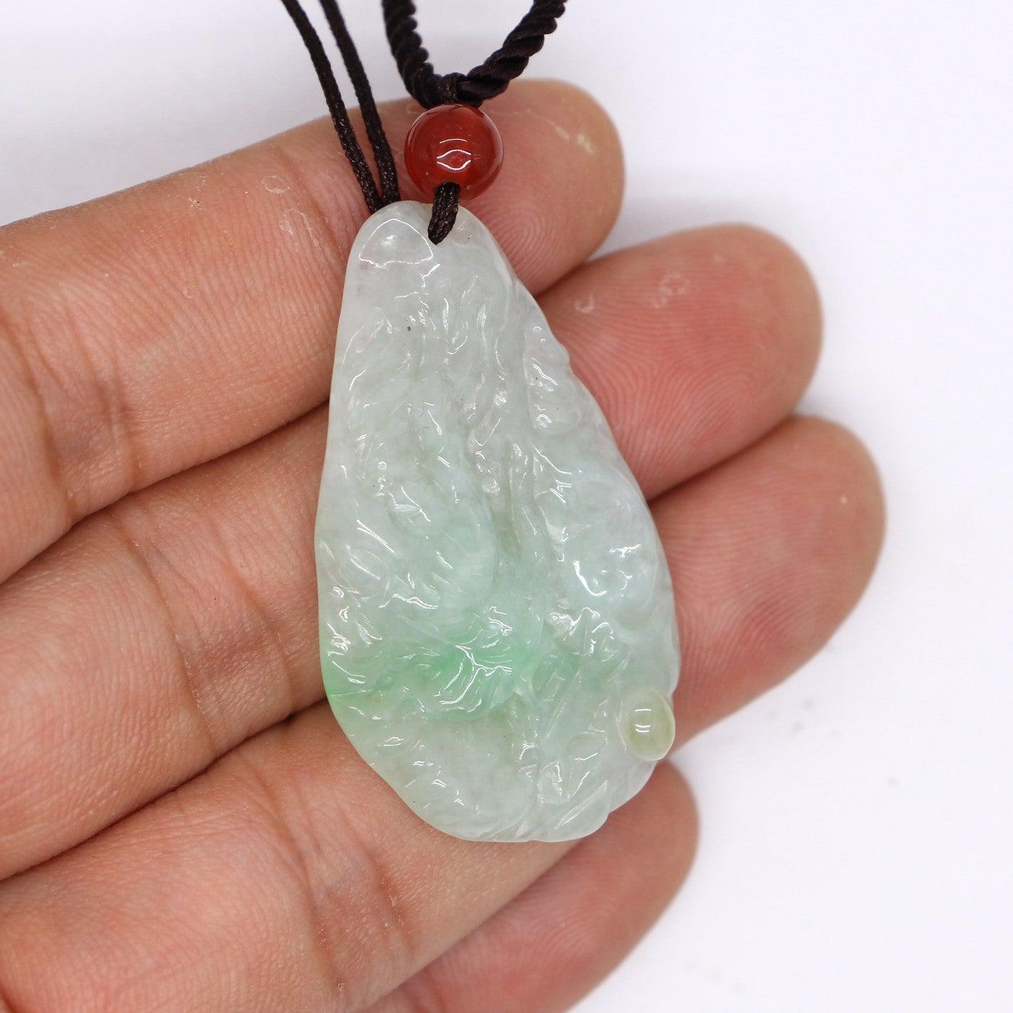 Type A Jadeite Jade Pendants Dragon Series pe10023 - Jade-collector.com