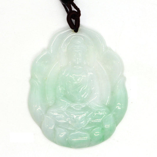 Type A Jadeite Jade Pendants Buddha Series pe10009