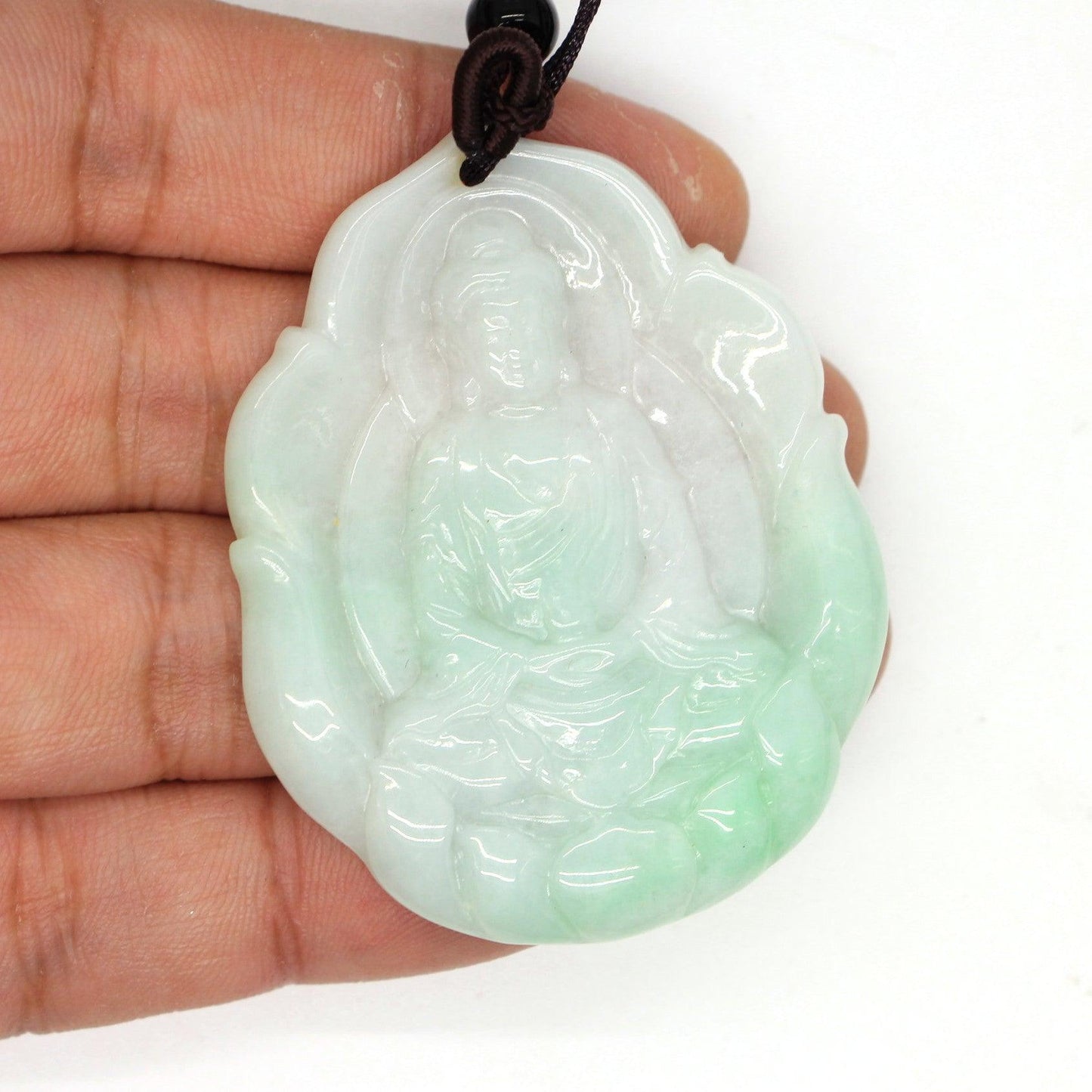 Type A Jadeite Jade Pendants Buddha Series pe10009 - Jade-collector.com