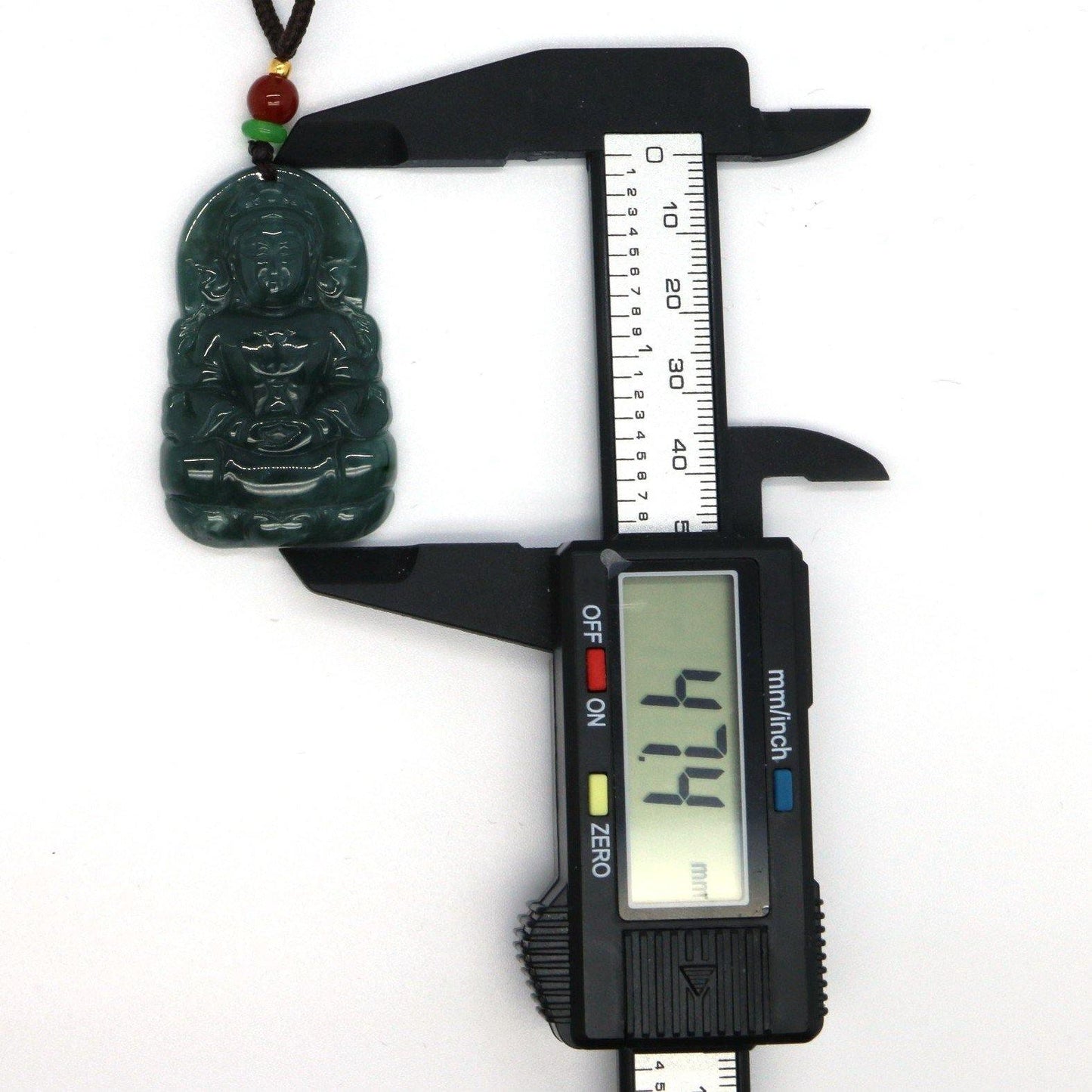 A Grade Jadeite Jade Guanyin Pendants Item no GY0025 - Jade-collector.com