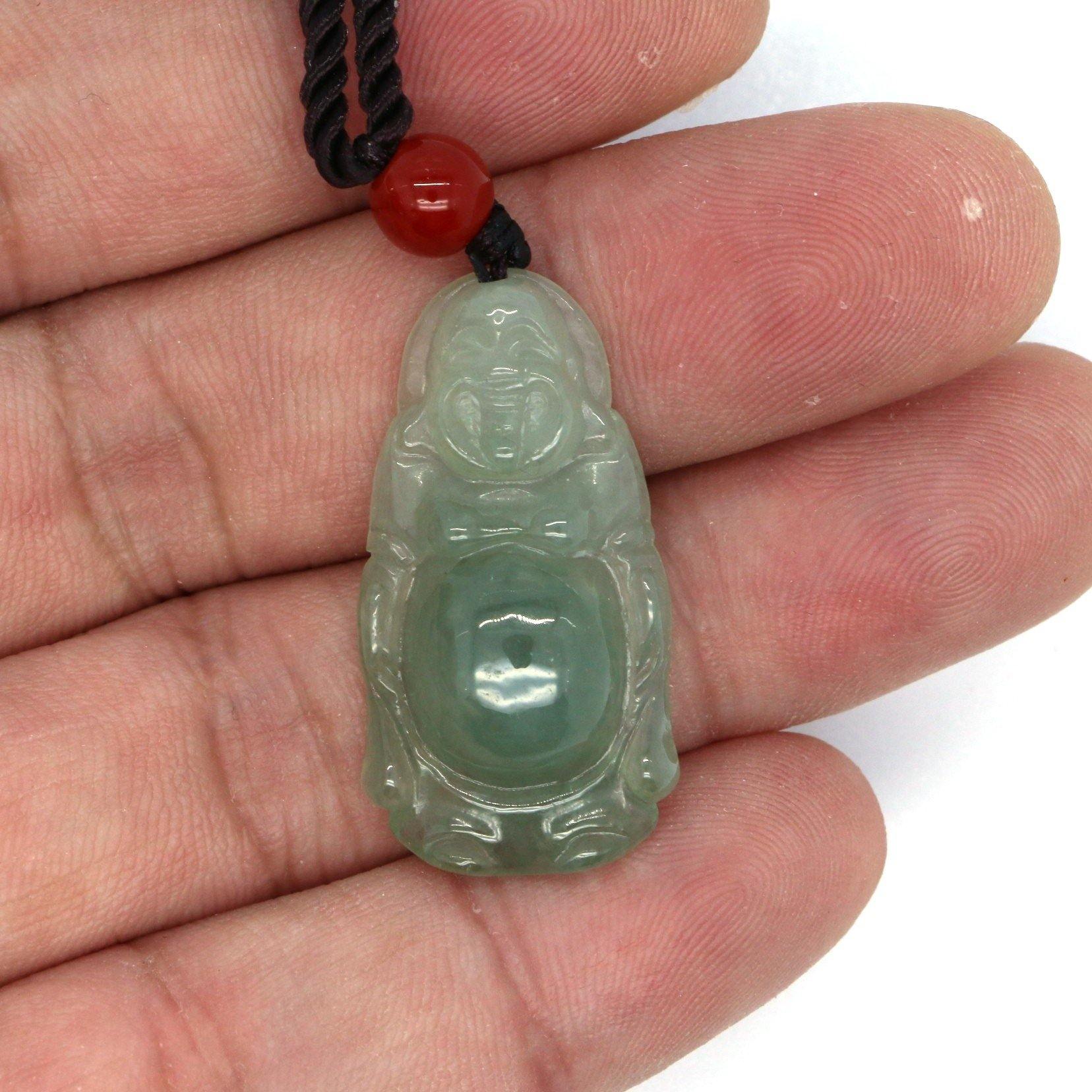 A Grade Jadeite Jade Pendants Budai Series 天然緬甸玉A貨翡翠佛公吊墜系列 BD0018 - Jade-collector.com