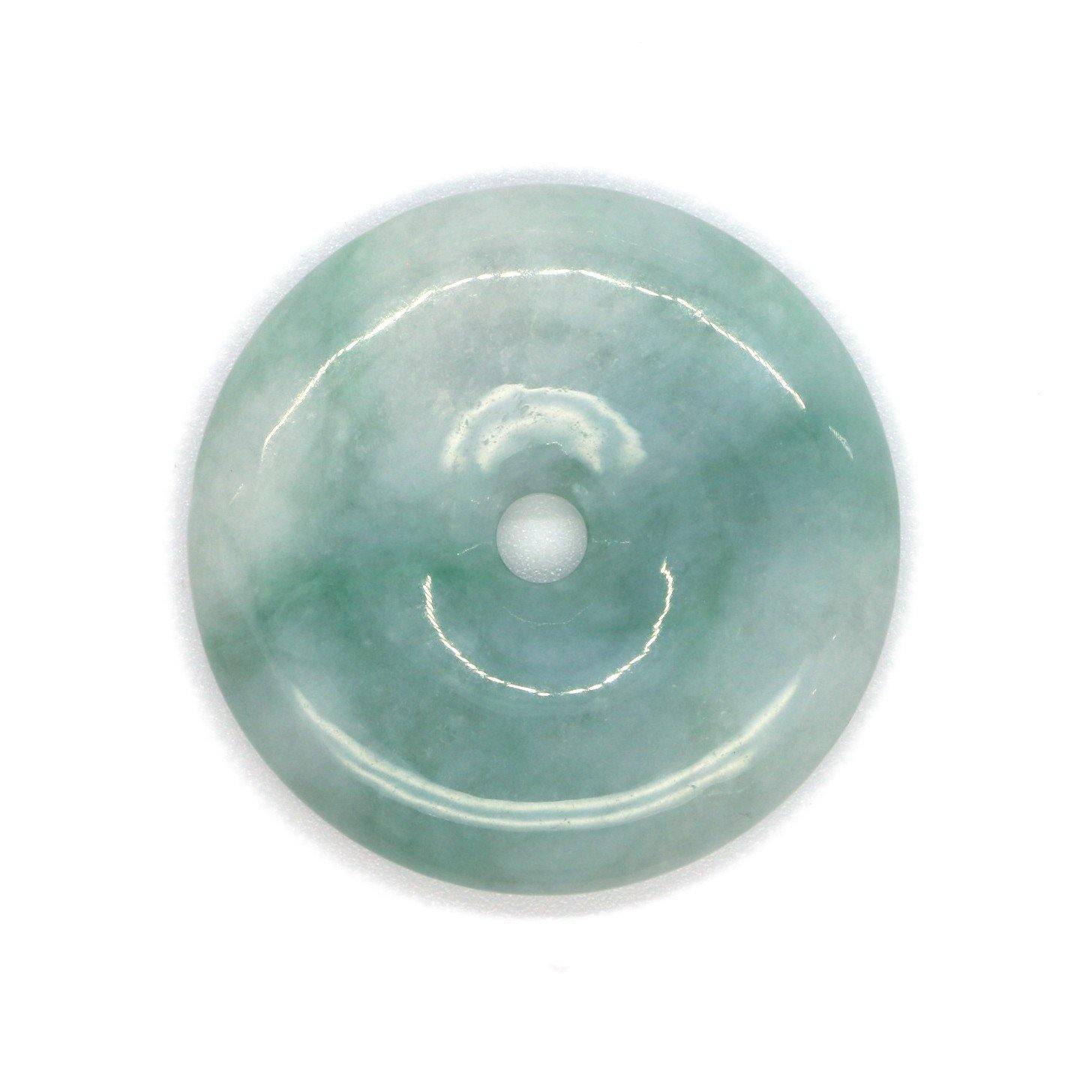 A Grade Jadeite Jade Pendants Disc Series 天然緬甸玉A貨翡翠平安扣吊墜系列 DS0019 - Jade-collector.com