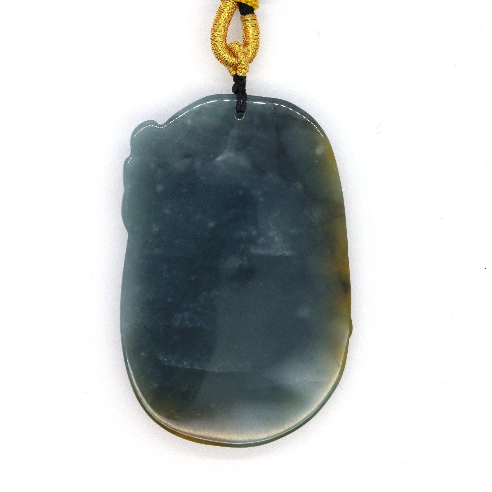 A Grade Jadeite Jade Pendants Dragon Series 天然緬甸玉A貨翡翠龍牌吊墜系列 DG0024 - Jade-collector.com