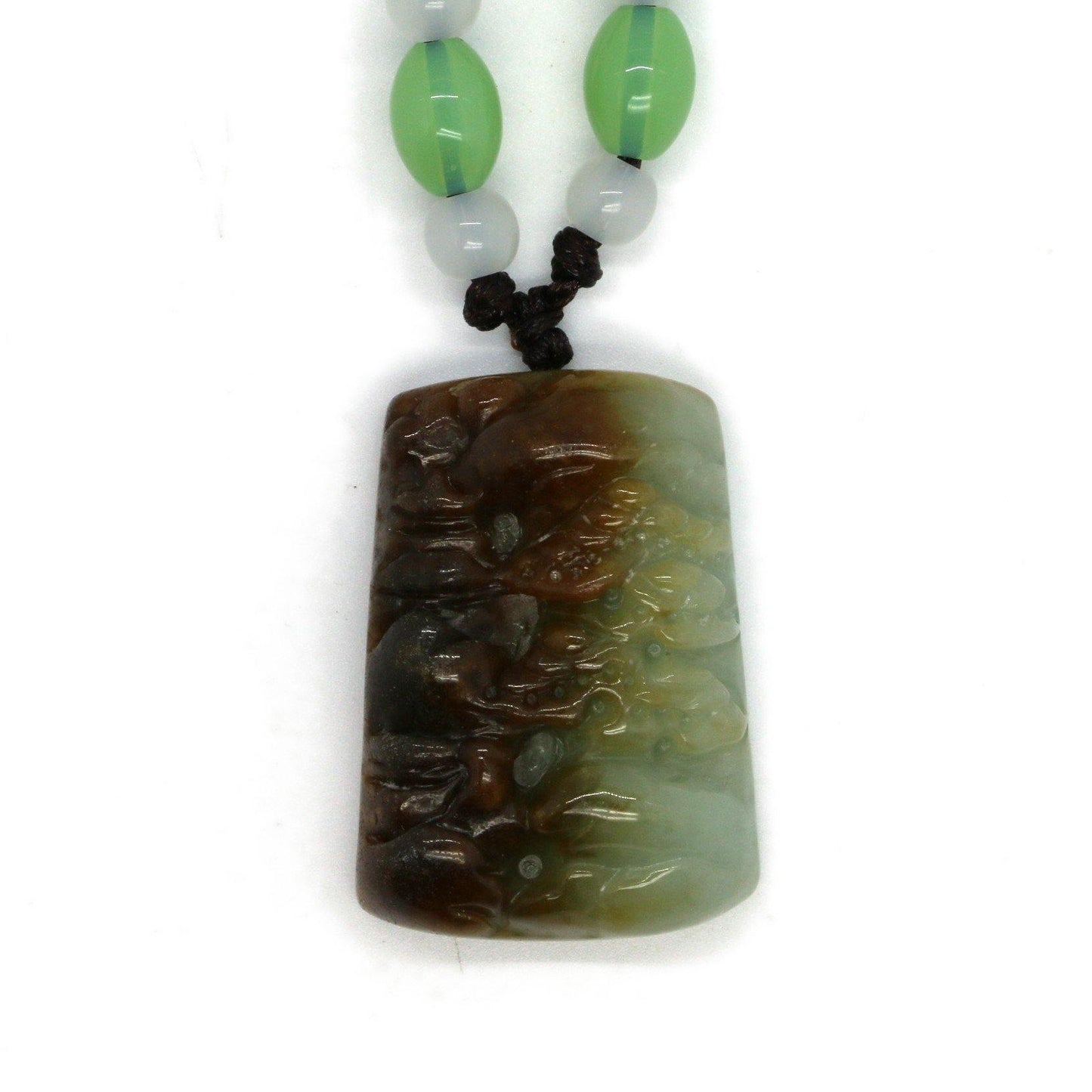 A Grade Jadeite Jade Pendants Landscape Series 天然緬甸玉A貨翡翠山水牌吊墜系列 B08RXWZVZ7 - Jade-collector.com