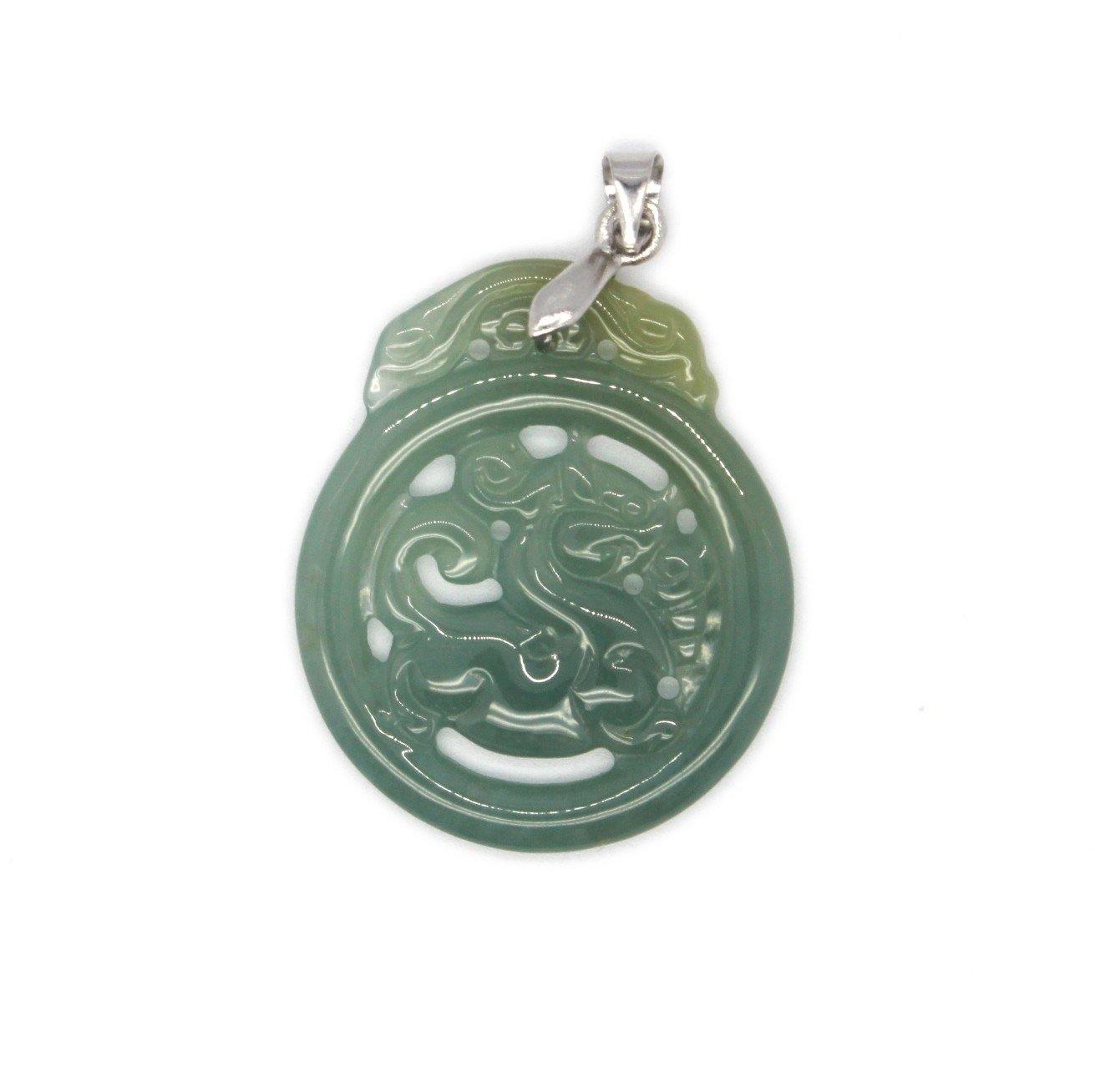 A Grade Jadeite Jade Pendants Dragon Series 天然緬甸玉A貨翡翠龍牌吊墜系列 B08RBX6CX4 - Jade-collector.com