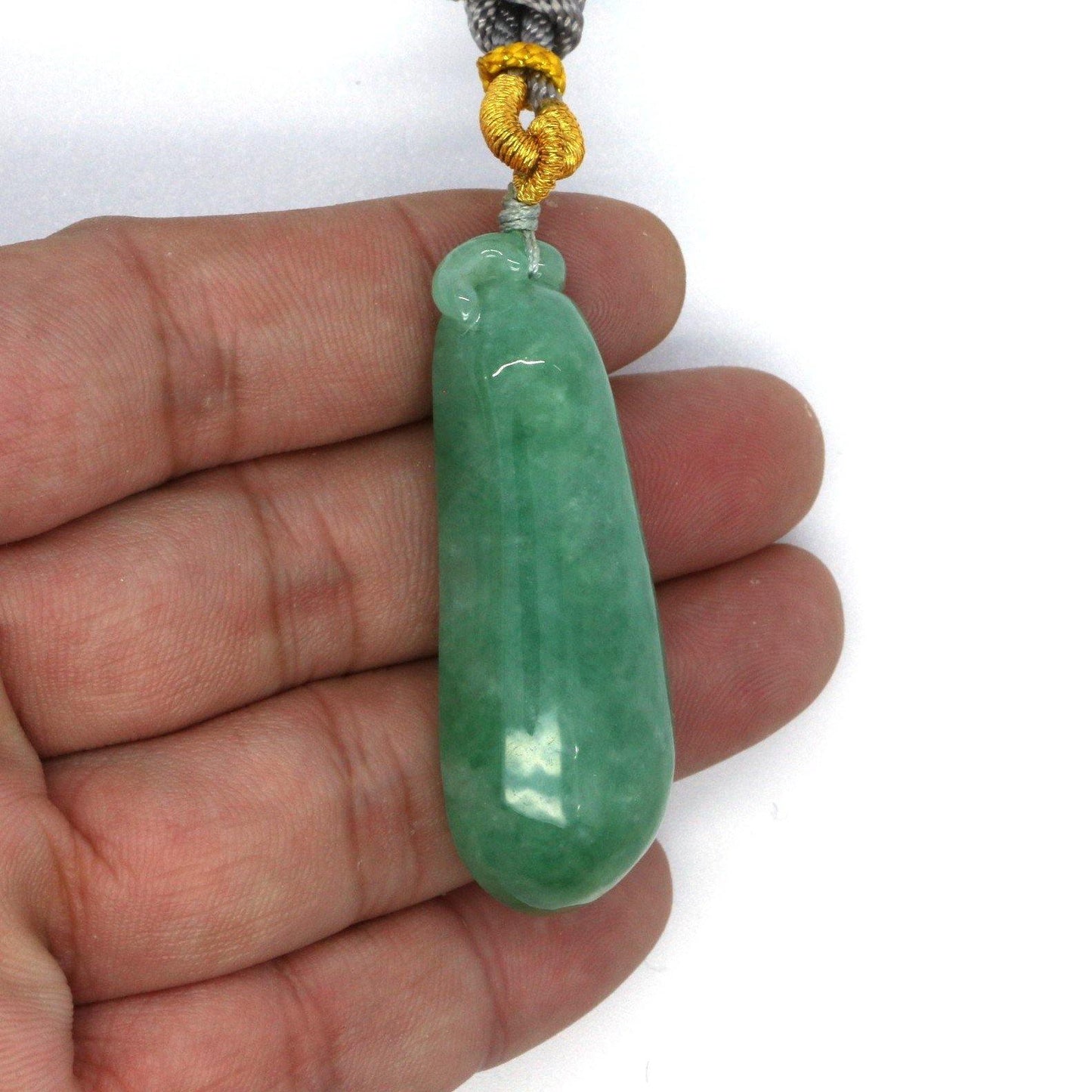 A Grade Jadeite Jade Pendants Drop Series 天然緬甸玉A貨翡翠水点系列 Do0019 - Jade-collector.com