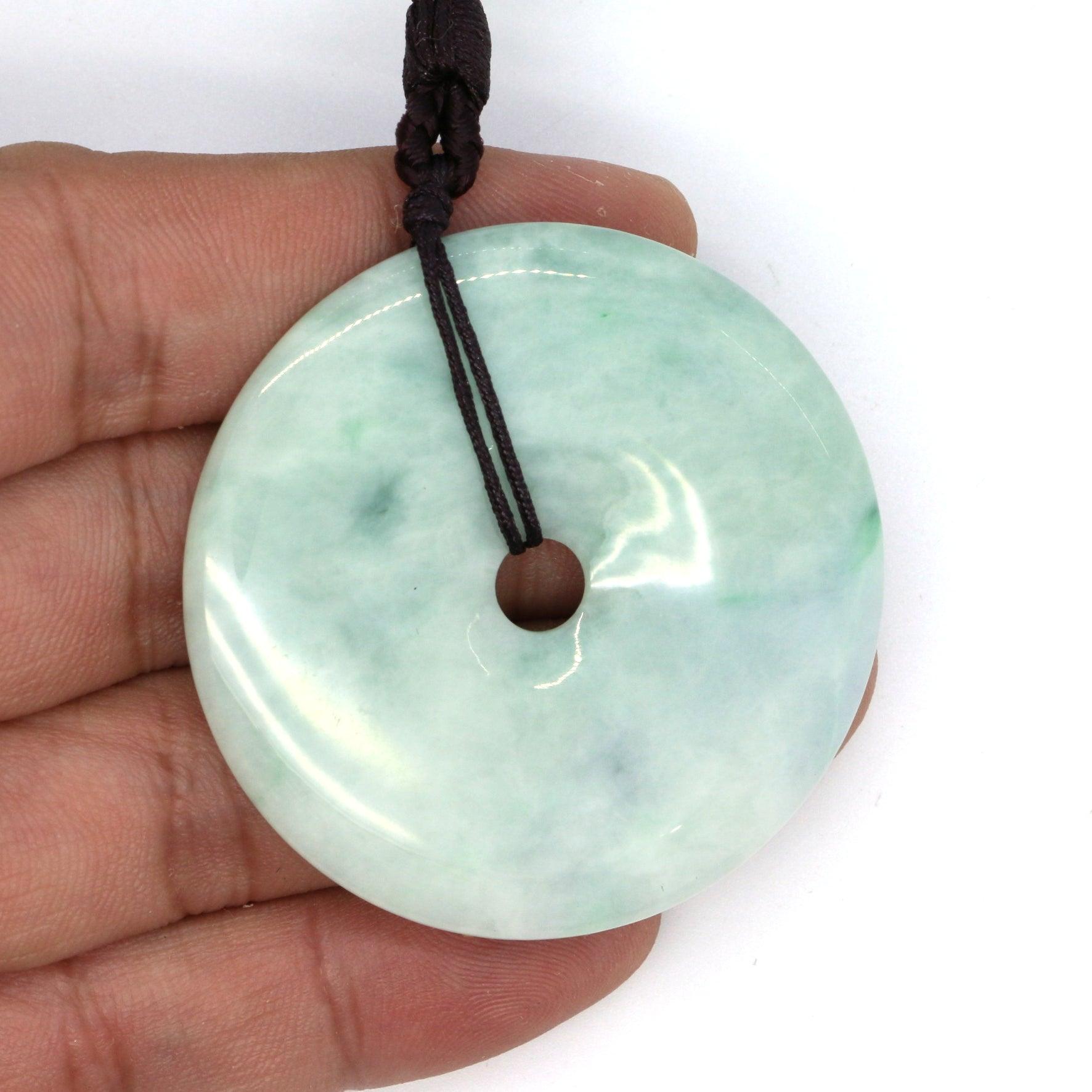 Type A Jadeite Jade Pendants Disc Series - Jade-collector.com