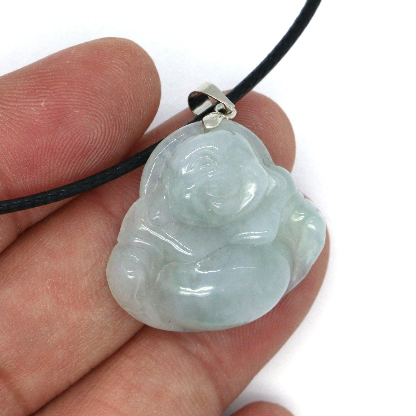 A Grade Jadeite Jade Pendants Budai Series 天然緬甸玉A貨翡翠佛公吊墜系列 - Jade-collector.com