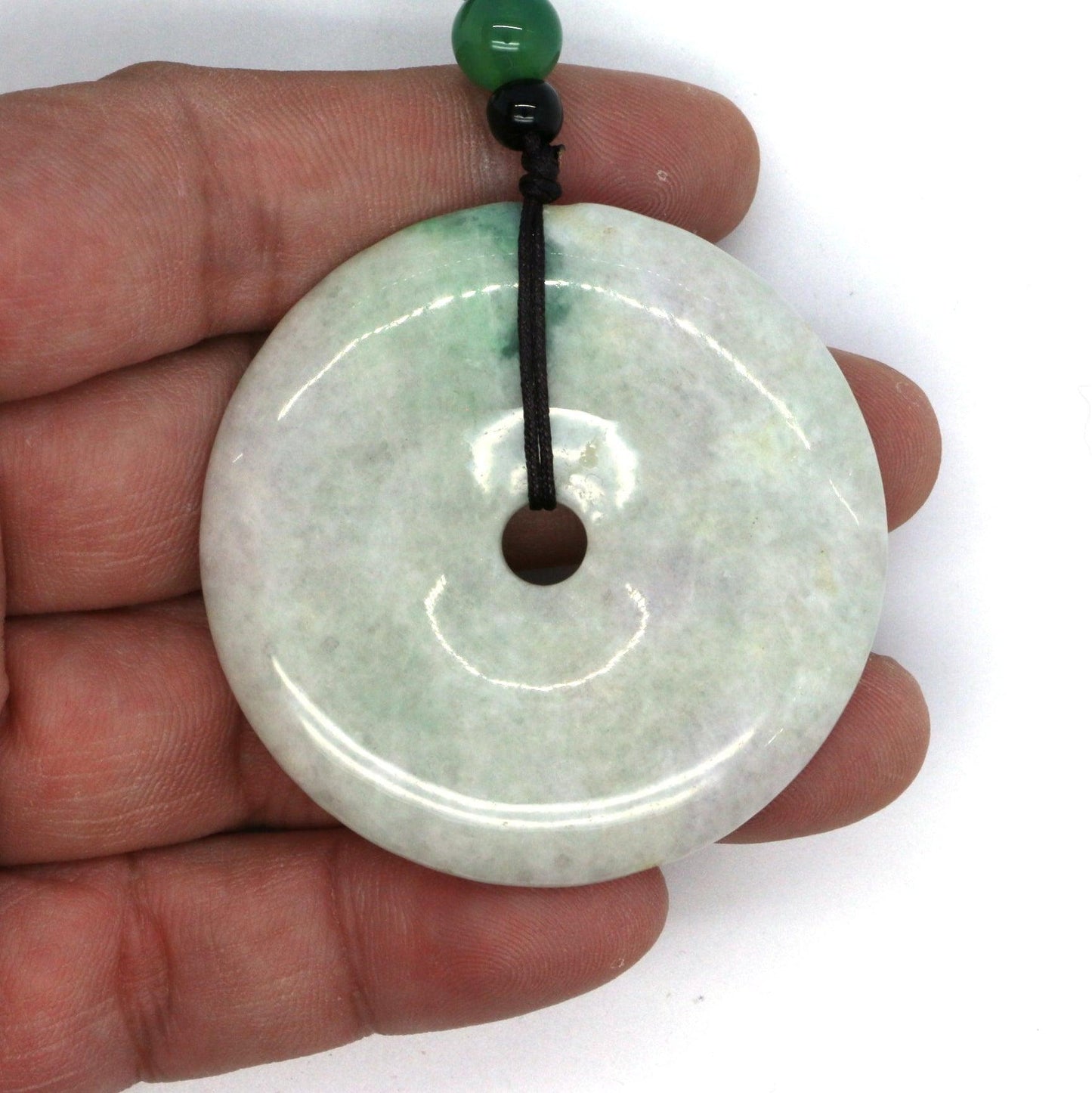 Type A Jadeite Jade Pendants Disc Series