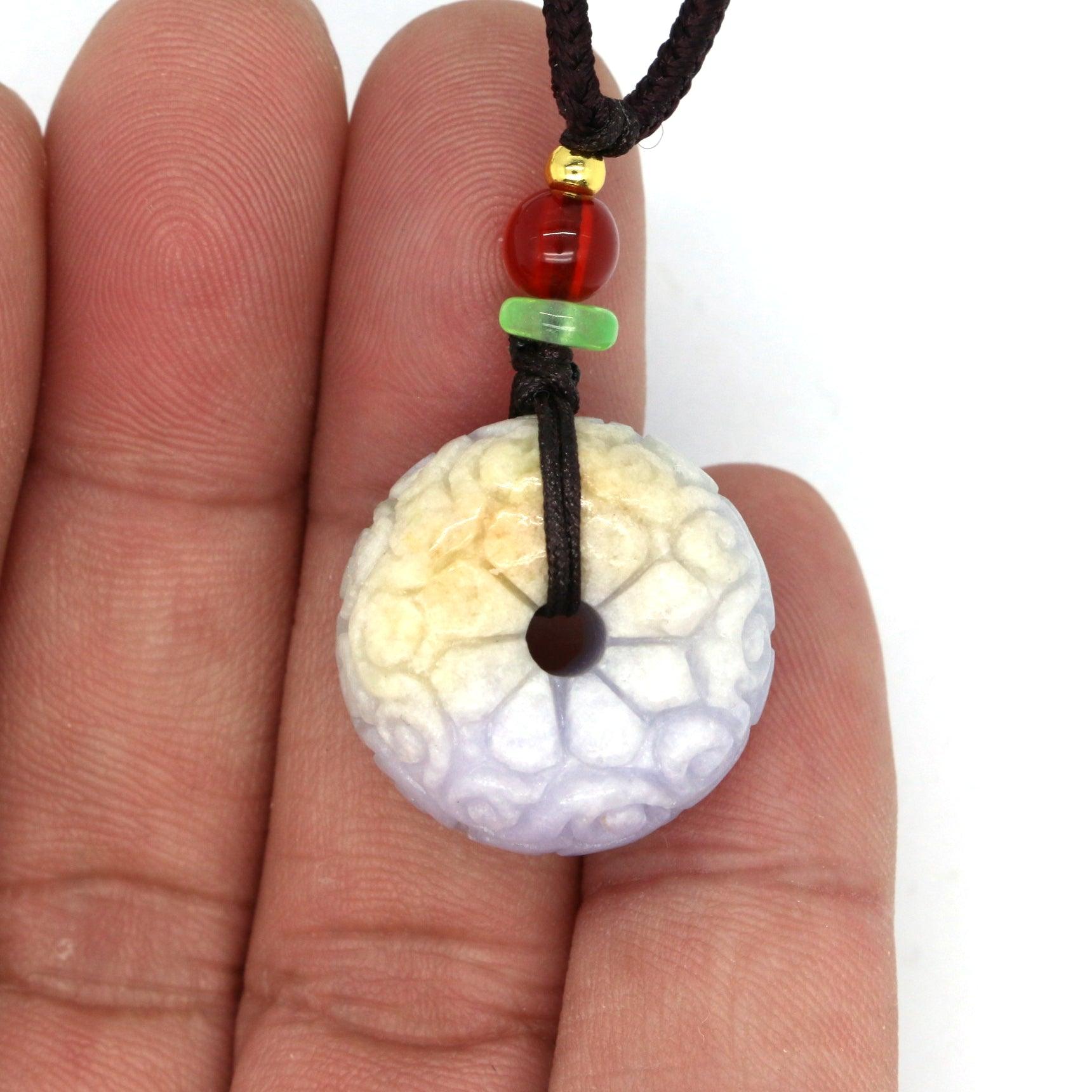 Type A Jadeite Jade Pendants Disc Series - Jade-collector.com