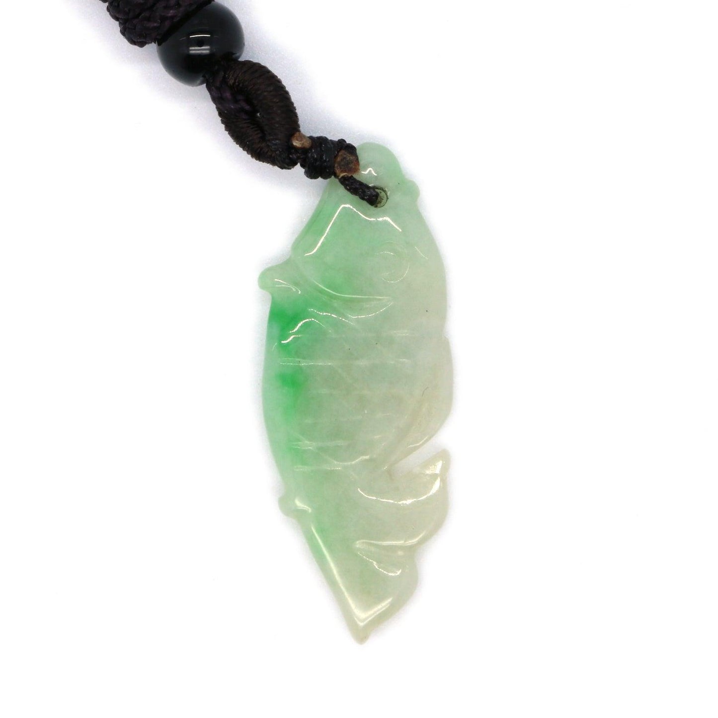 Type A Jadeite Jade Pendants Fish(FullFill USA) B09LSXNTMF - Jade-collector.com