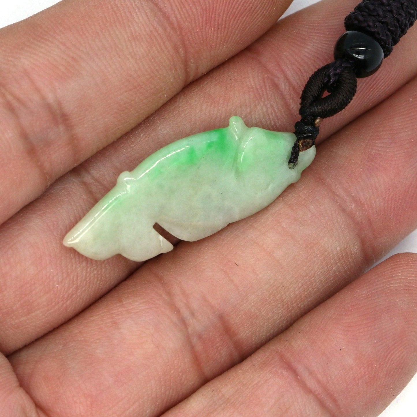 Type A Jadeite Jade Pendants Fish(FullFill USA) B09LSXNTMF - Jade-collector.com