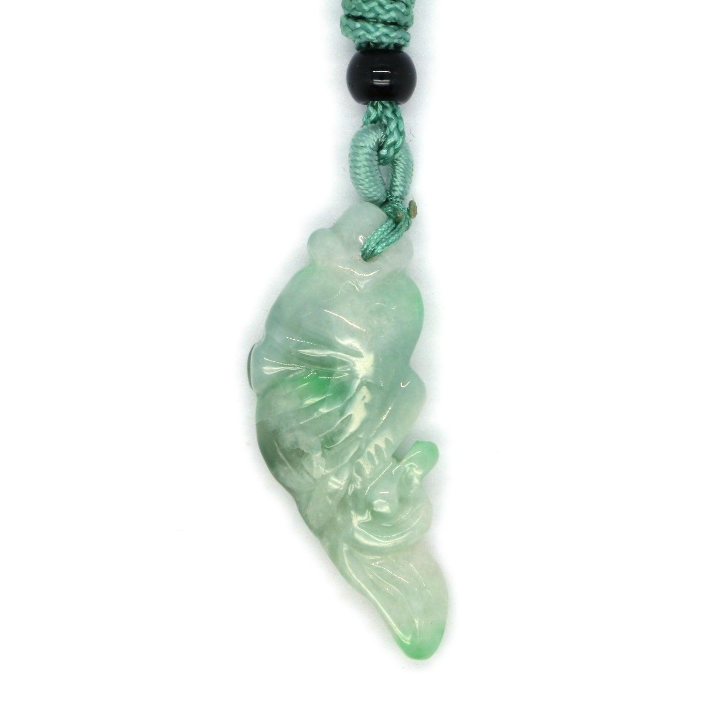 Type A Jadeite Jade Pendants Fish(FullFill USA) B09LSY6G6G - Jade-collector.com