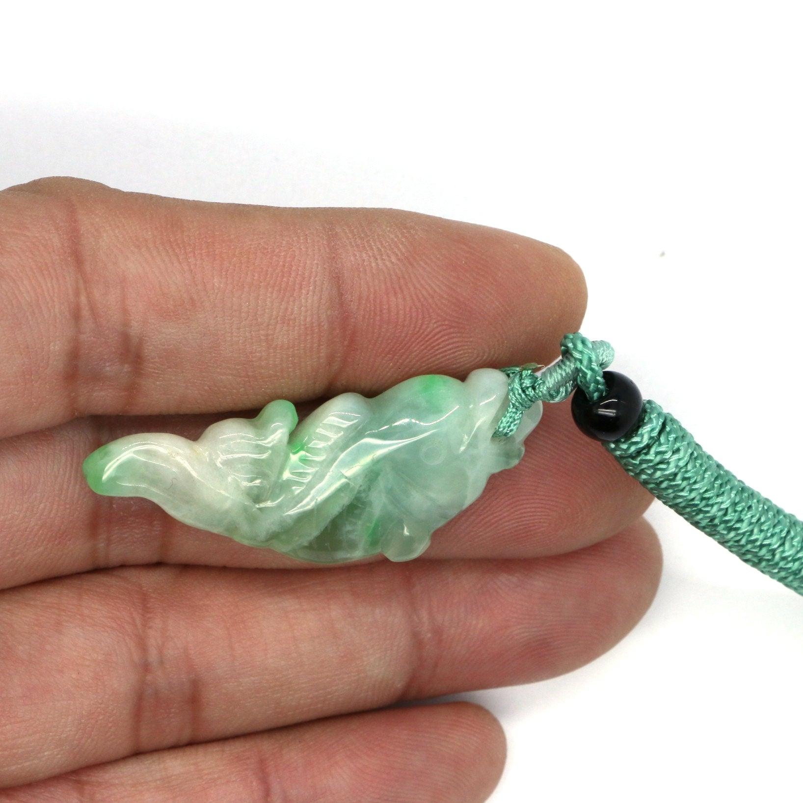 Type A Jadeite Jade Pendants Fish(FullFill USA) B09LSY6G6G - Jade-collector.com