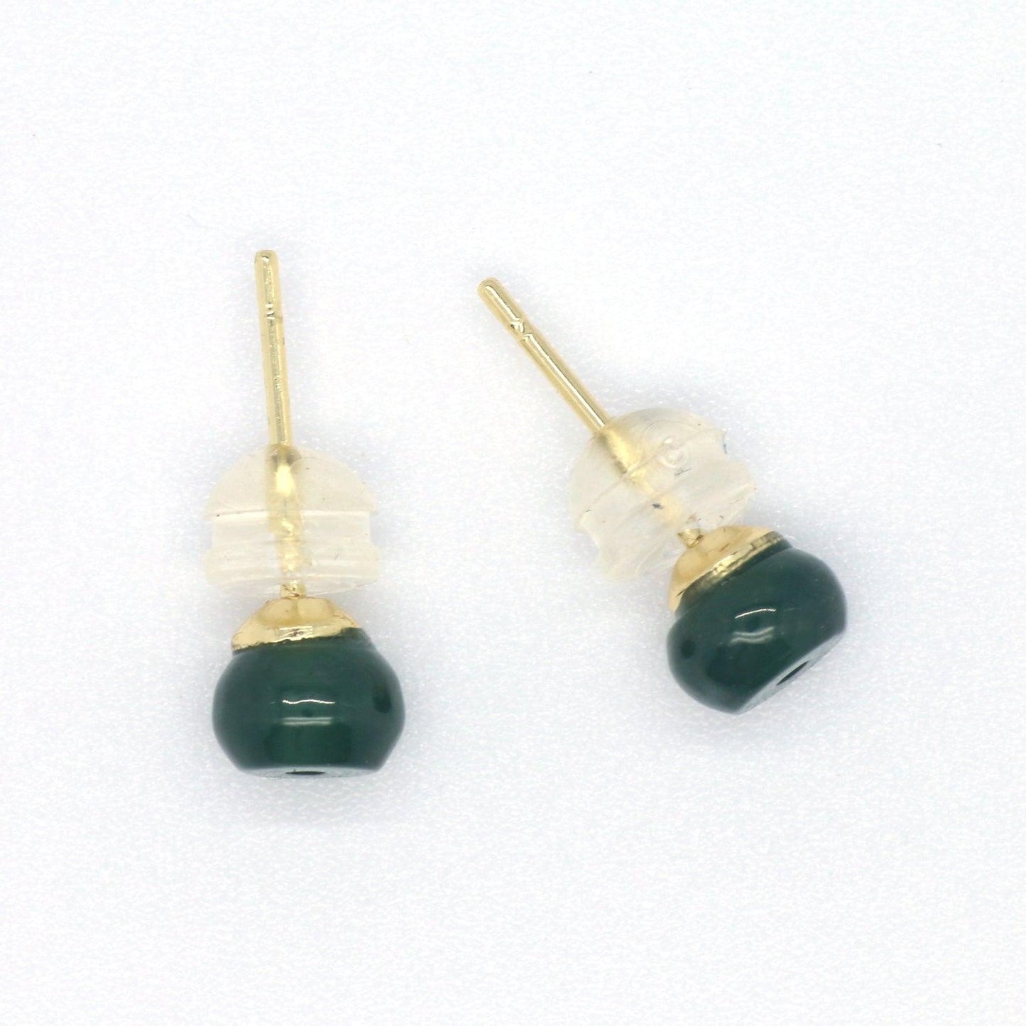 Type A Jadeite Jade Earrings - Jade-collector.com