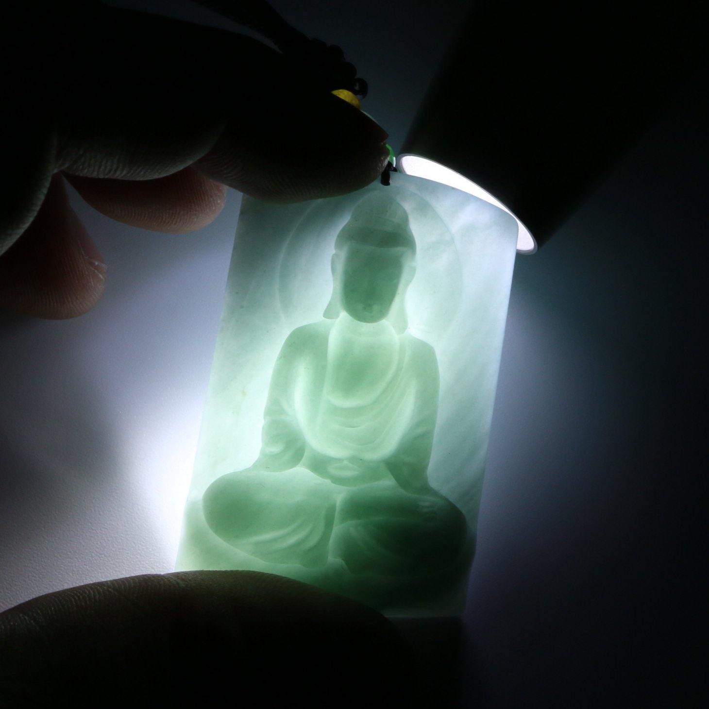 A Grade Jadeite Jade Pendants Buddha Series 天然緬甸玉A貨翡翠佛祖吊墜系列 - Jade-collector.com